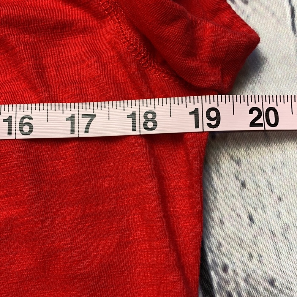 BANANA REPUBLIC Red Dress Size: Large/Petite - Picture 8 of 17